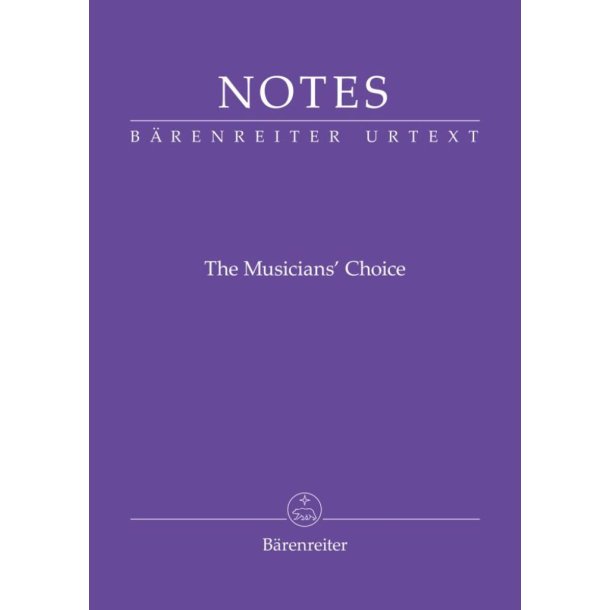 Notes - The Musicians' Choice - Purple : The Musicians' Choice, B&auml;renreiter notebook with the Faur&eacute; purple cover
