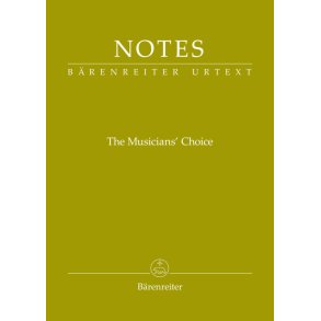 Notes - The Musician's Choice - Olive Green : The Musicians' Choice, Bärenreiter notebook with the Brahms olive green cover