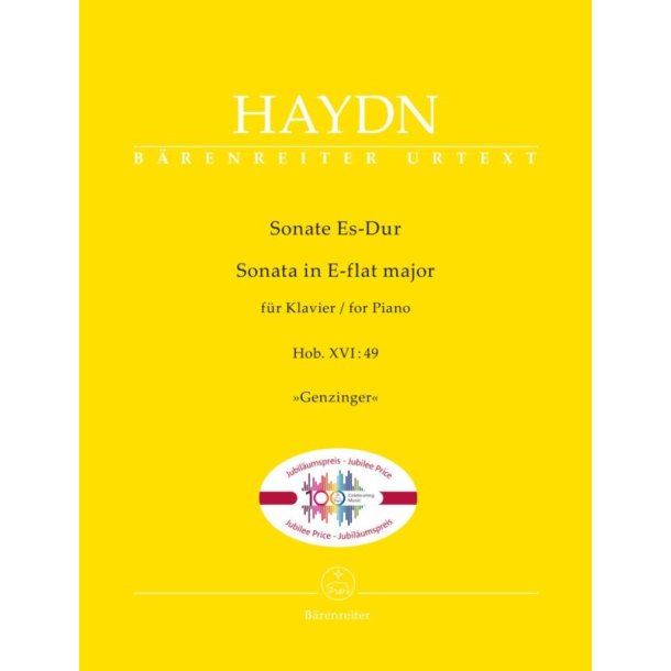 Sonata for Piano E-flat major "Genzinger"