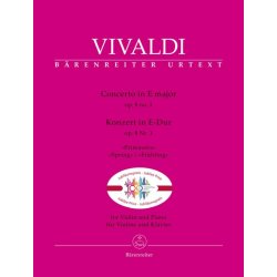 Concerto for Violin and Piano E major op. 8, No. 1 : Spring