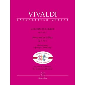 Concerto for Violin and Piano E major op. 8, No. 1 : Spring