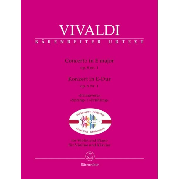 Concerto for Violin and Piano E major op. 8, No. 1 : Spring
