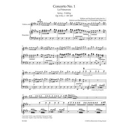 Concerto for Violin and Piano E major op. 8, No. 1 : Spring