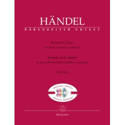 Sonata for Flute and Basso continuo C major