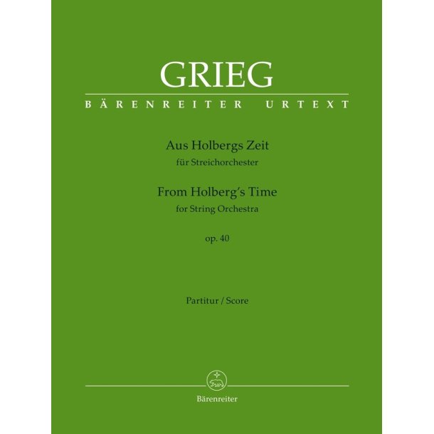 Aus Holbergs Zeit Op. 40