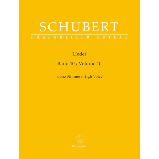 Lieder - Band 10 - High voice