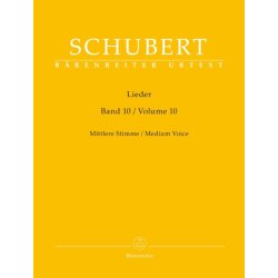 Lieder, Volume 10  Medium voice, Piano
