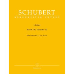 Lieder, Volume 10 for Low Voice