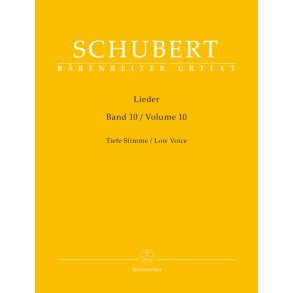 Lieder, Volume 10 for Low Voice