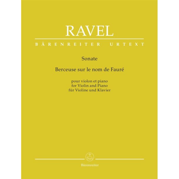 Sonata / Berceuse sur le nom de Faur&eacute;