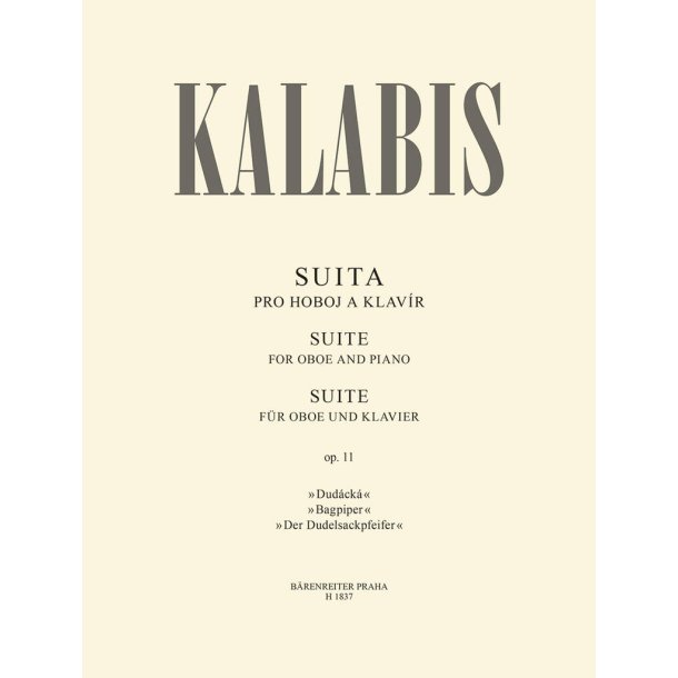 Suite f&uuml;r Oboe und Klavier op. 11 : Der Dudelsackpfeifer