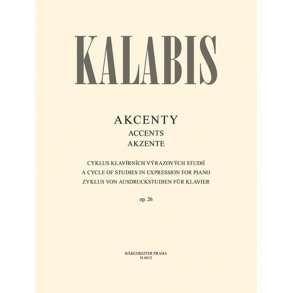 Accents Op. 26 : A Cycle of Studies In Expression for Piano