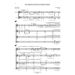 No saknes zieds uz augsu veras : From Root a Flower Opens Skywards