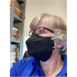 Singers Face Mask with Wash Bag - Black : Medium