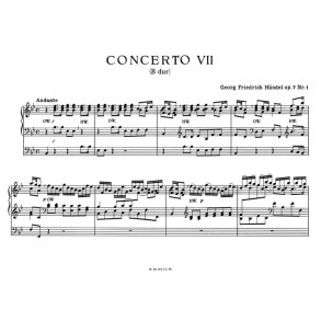 Orgelkonzerte fur Orgel allein mit Pedal. Heft 3 : Konzert HWV 306 B-dur - HWV 307 A-dur - HWV 308 B-dur