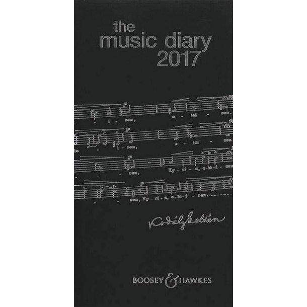 Music Diary 2017 : black (UK)