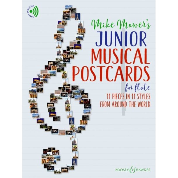 Junior Musical Postcards for Flute : 11 pieces in 11 styles from around the world