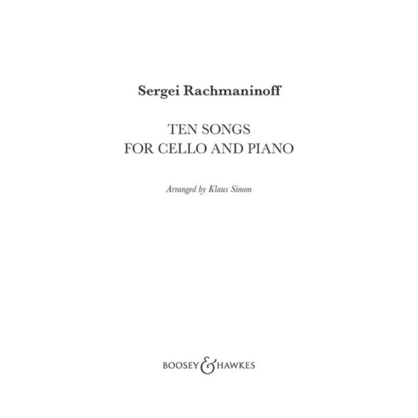 Ten Songs for Cello and Piano