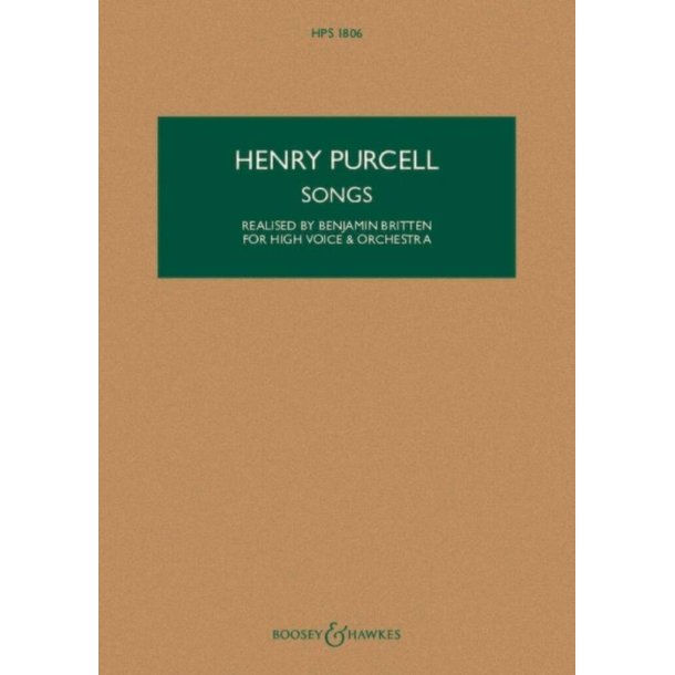 Songs HPS 1806 : Realised by Benjamin Britten