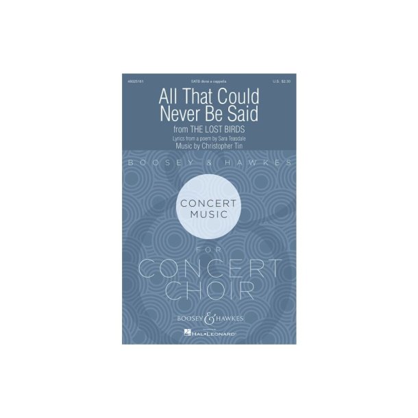 All That Could Never Be Said : Movement IX from The Lost Birds