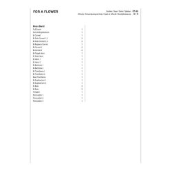 For a Flower : for Solo Bb Euphonium and Brass Band