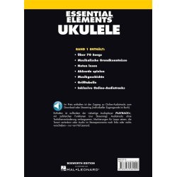 Essential Elements f&uuml;r Ukulele - Buch 1