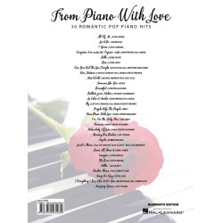 From Piano With Love : 30 Romantic Pop Piano Hits