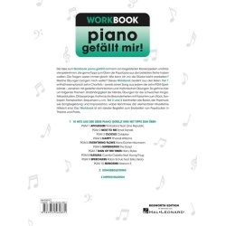 Piano gef&auml;llt mir! Workbook : 10 Hits aus der Serie mit Tipps zum &Uuml;ben