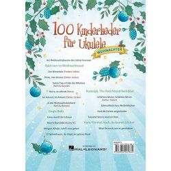 100 Kinderlieder f&uuml;r Ukulele - Weihnachten