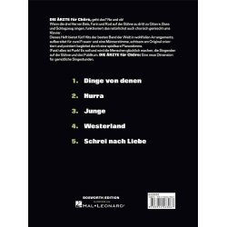 die &auml;rzte f&uuml;r Ch&ouml;re, Band 1 : Arrangements f&uuml;r SAM + Klavier von Carsten Gerlitz