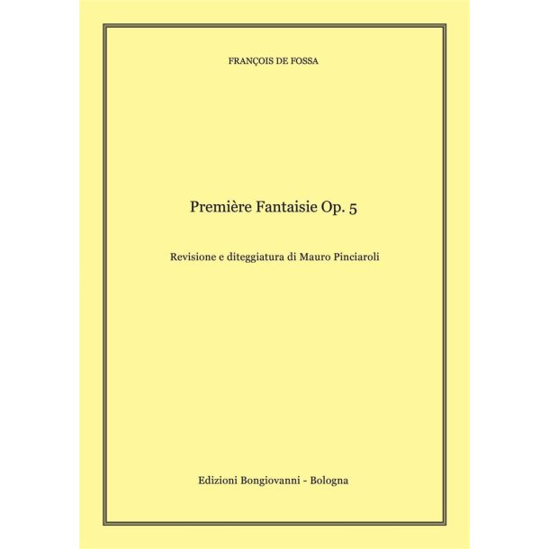 Premi&egrave;re Fantaisie Op.5