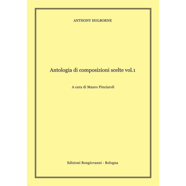 Antologia Di Composizioni Scelte Vol.1