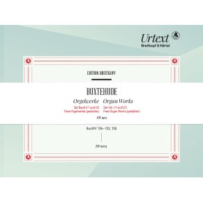 Orgelwerke Set Band I : Freie Orgelwerke - BuxWV 136-161