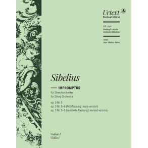Impromptus : based on Impromptus Op. 5 Nos. 5 and 6 ? Urtext based on the Complete Edition Jean Sibelius Works
