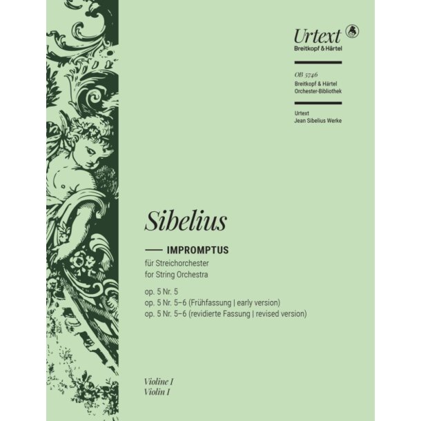 Impromptus : based on Impromptus Op. 5 Nos. 5 and 6 ? Urtext based on the Complete Edition Jean Sibelius Works