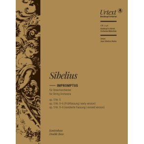 Impromptus : based on Impromptus Op. 5 Nos. 5 and 6 ? Urtext based on the Complete Edition Jean Sibelius Works