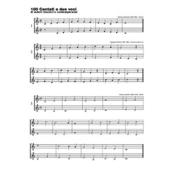 100 Cantati a due voci : di autori classici e contemporanei