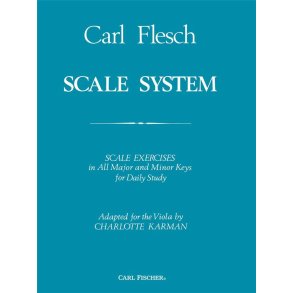 FLESCH CARL SCALE SYSTEM (KARMAN CHARLOTTE) VIOLA BOOK