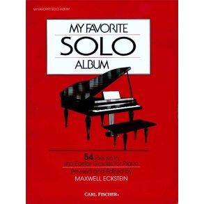 MY FAVORITE SOLO ALBUM (ED ECKSTEIN MAXWELL) PIANO SOLO BOOK