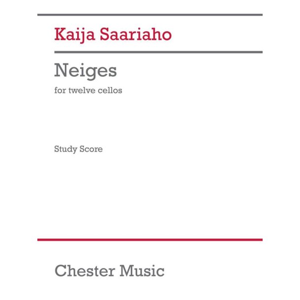 Neiges (version for twelve cellists)