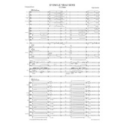 D'Om le Vrai Sens (Study Score)