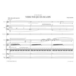 Vers toi qui es si loin (study score)