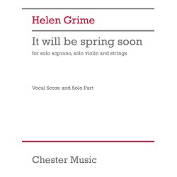 It will be spring soon (vocal score/part)