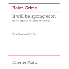 It will be spring soon (vocal score/part)