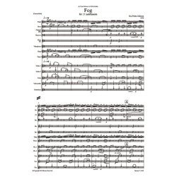 Fog (for 13 instruments) (Study Score)