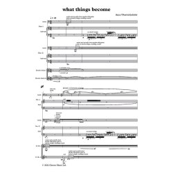 What Things Become (Score & Parts)