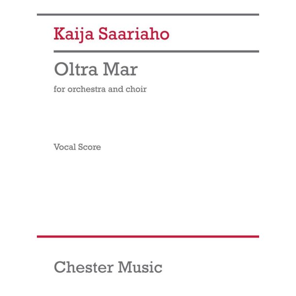 Oltra Mar (Vocal Score)
