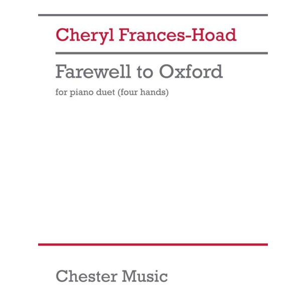Farewell To Oxford