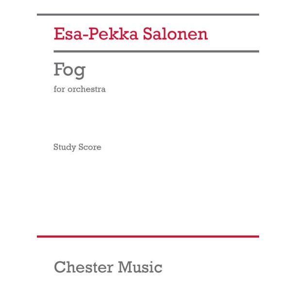 Fog (for orchestra) [Study Score