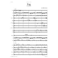 Fog (for orchestra) [Study Score